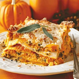 Foto von Kürbis-Lasagne