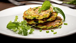 Foto von Französische Zucchinipuffer