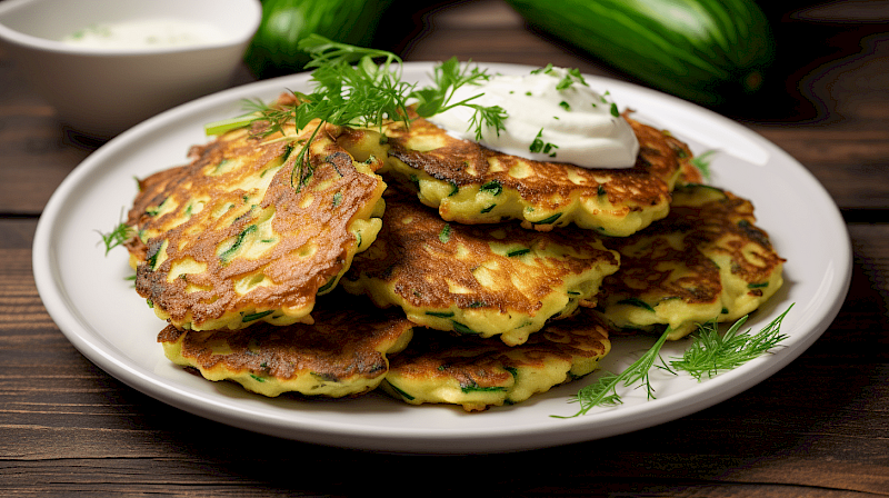 Galeriefoto: Französische Zucchinipuffer