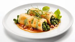 Foto von Gemüse-Cannelloni