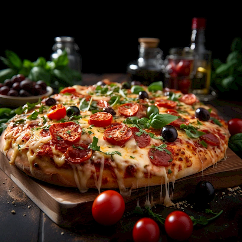 Pizzateig aus Thunfisch