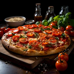 Foto von Pizzateig aus Blumenkohl