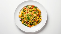 Foto von Gemüse-Couscous