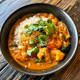 Foto von Gemüse-Curry
