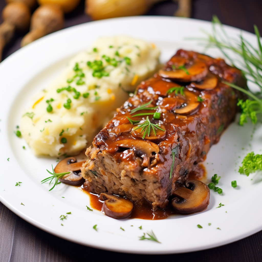 Low Carb Hackbraten mit Pilzen und Kräutern der Provence Rezept