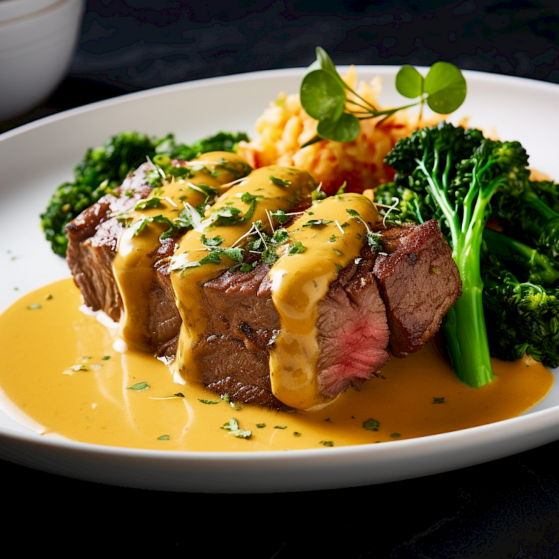 Galeriefoto: Rinderfilet mit Curry-Kokos-Sauce
