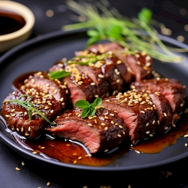 Galeriefoto: Rinderfilet mit Sesam und Honig