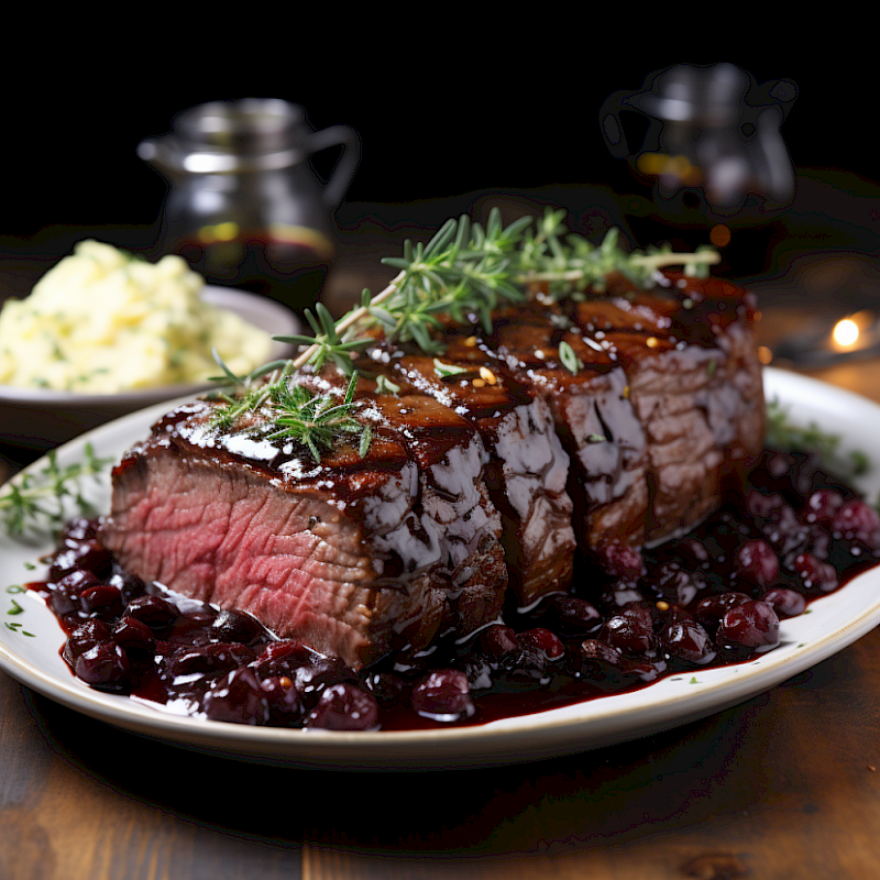 Galeriefoto: Rinderfilet mit Schalotten-Rotwein-Sauce