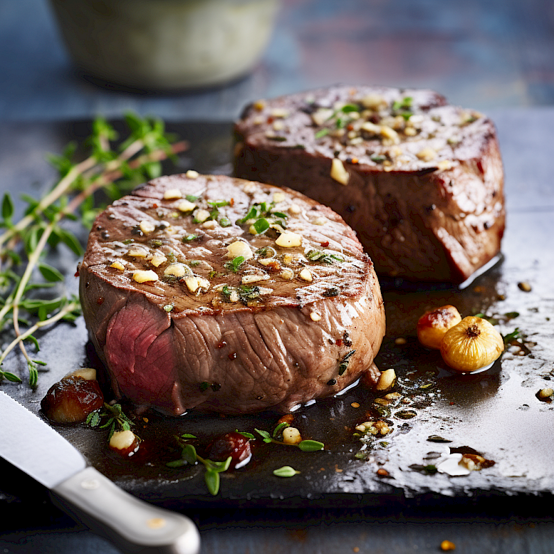Galeriefoto: Rinderfilet mit Thymian und Knoblauch
