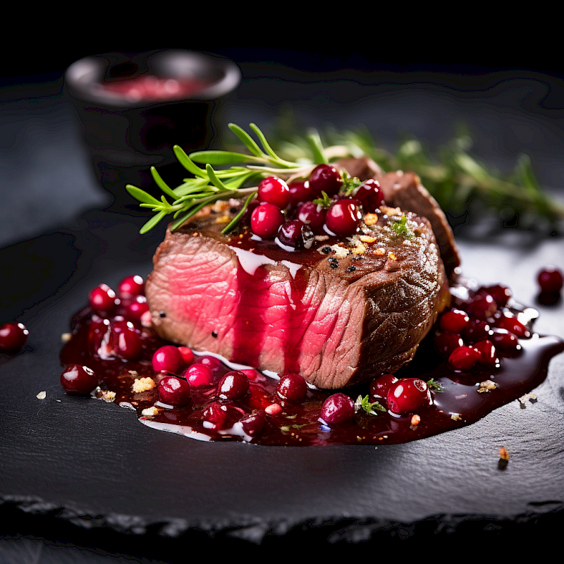 Galeriefoto: Rinderfilet mit Preiselbeeren