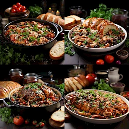Foto von Hähnchen Cacciatore
