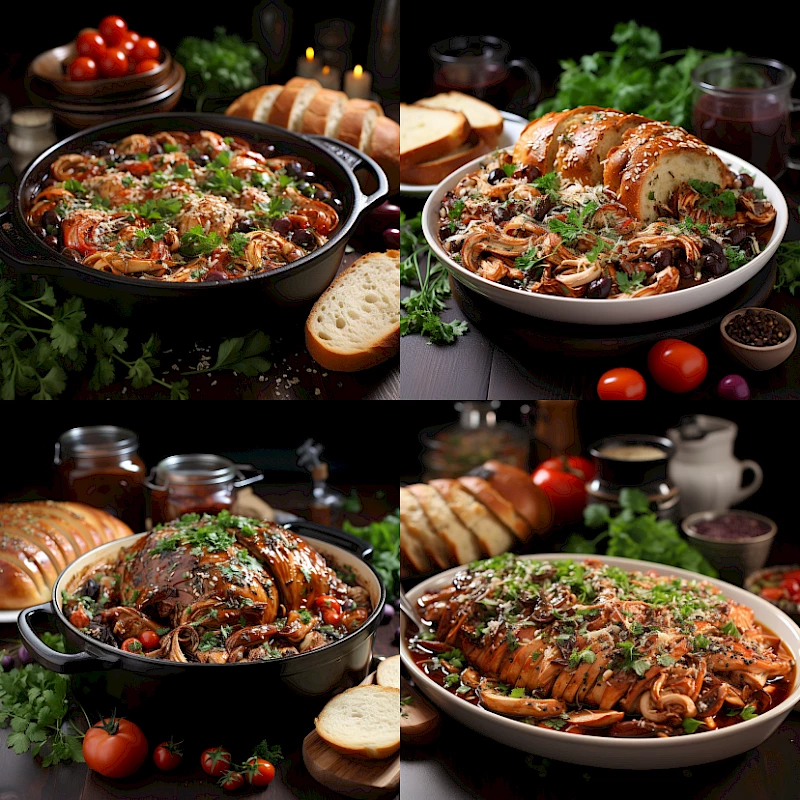 Hähnchen Cacciatore