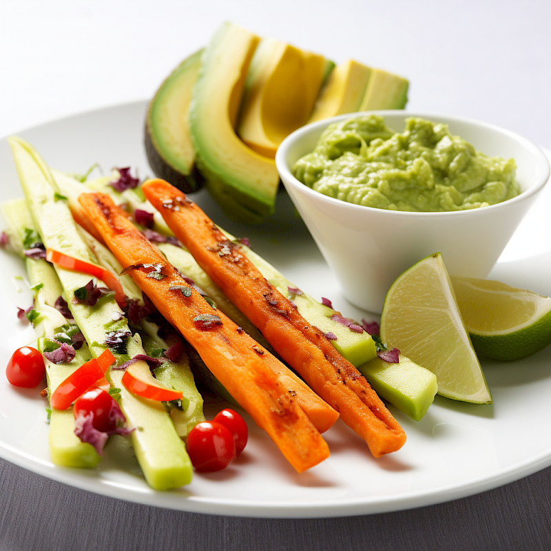 Galeriefoto: Gemüsesticks mit Guacamole