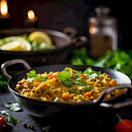 Foto von Indisches Linsen-Curry
