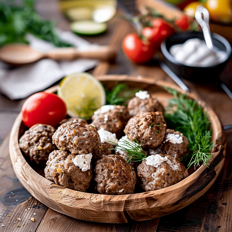 Galeriefoto: Keftedes (griechische Fleischbällchen)