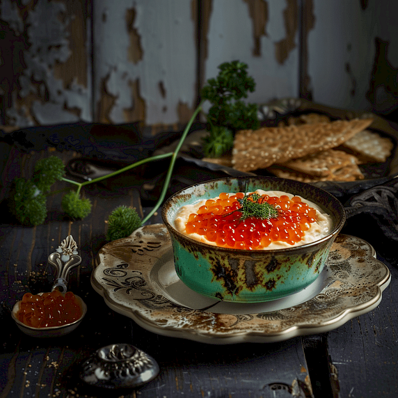 Galeriefoto: Taramosalata (Karpfenrogen-Dip)