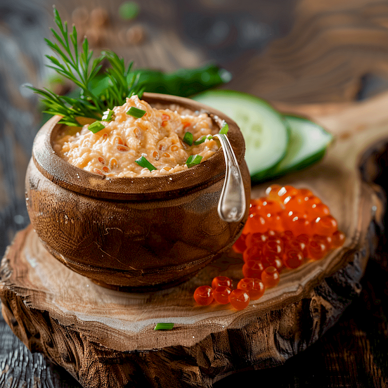 Galeriefoto: Taramosalata (Karpfenrogen-Dip)