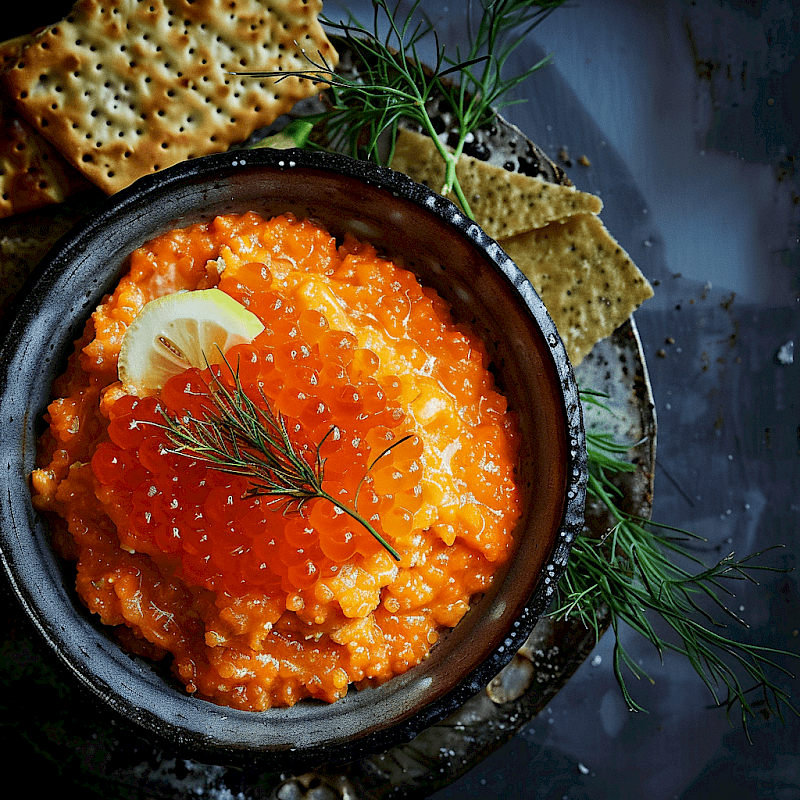 Galeriefoto: Taramosalata (Karpfenrogen-Dip)