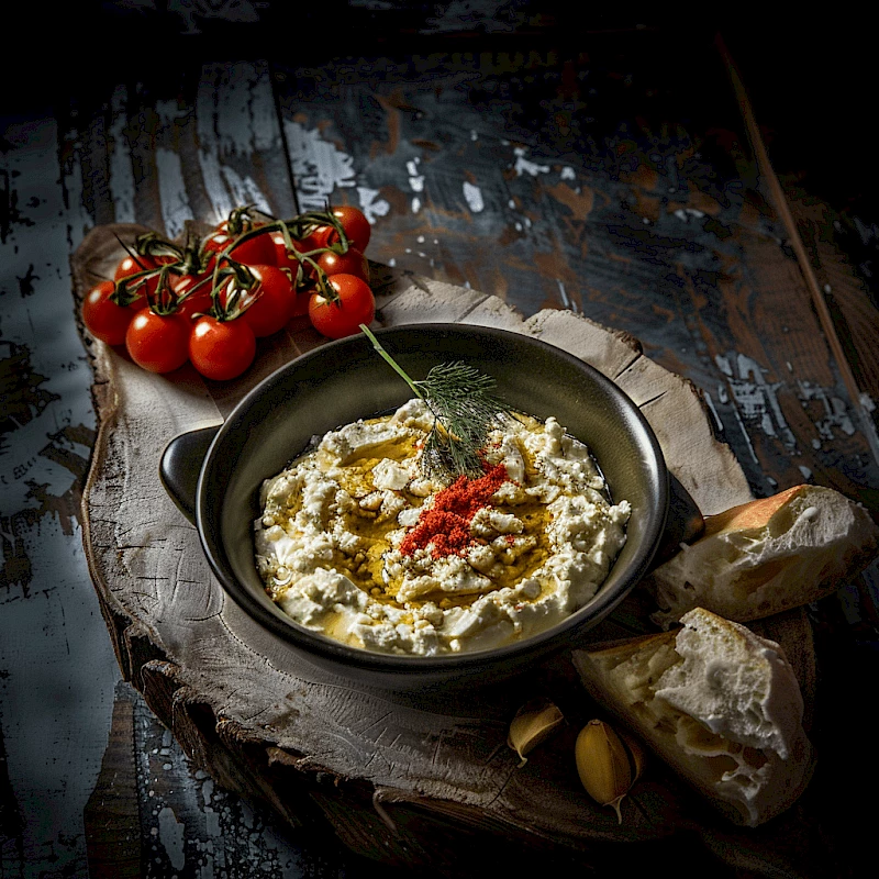 Tyrokafteri (Scharfer Feta-Dip)