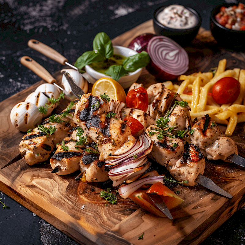 Galeriefoto: Hähnchen-Souvlaki