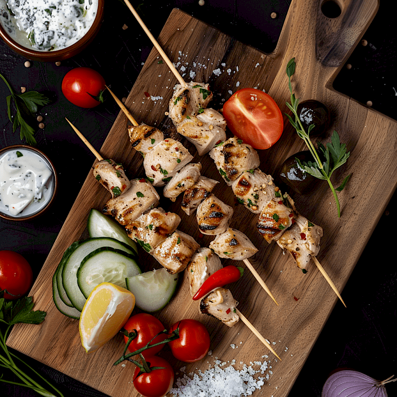 Galeriefoto: Hähnchen-Souvlaki