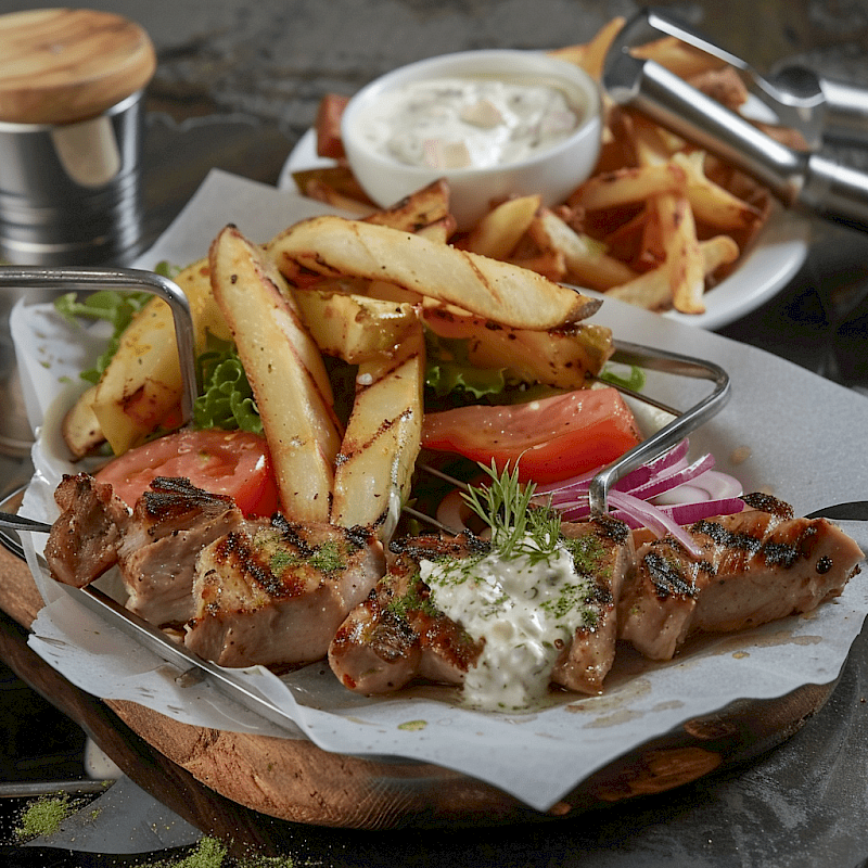 Galeriefoto: Schweine-Souvlaki