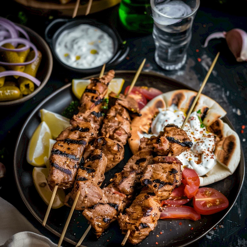 Schweine-Souvlaki