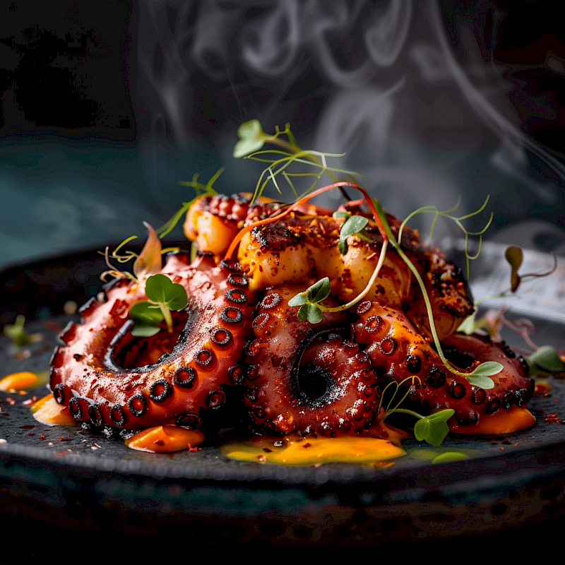 Galeriefoto: Gegrillter Oktopus