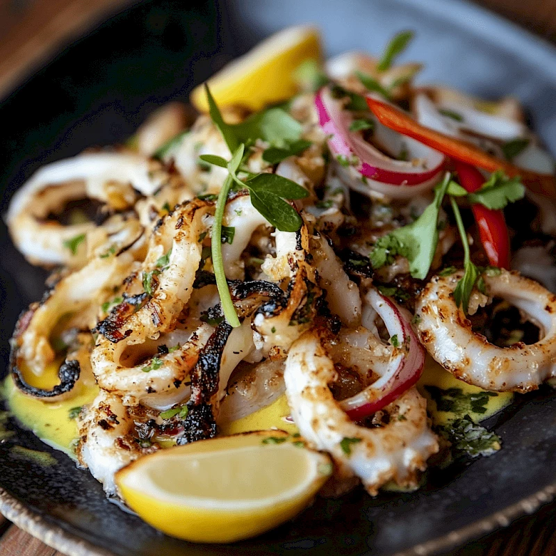 Gegrillte Calamari