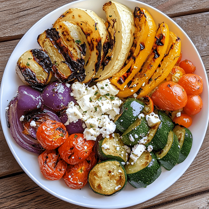 Galeriefoto: Gegrilltes Gemüse mit Feta