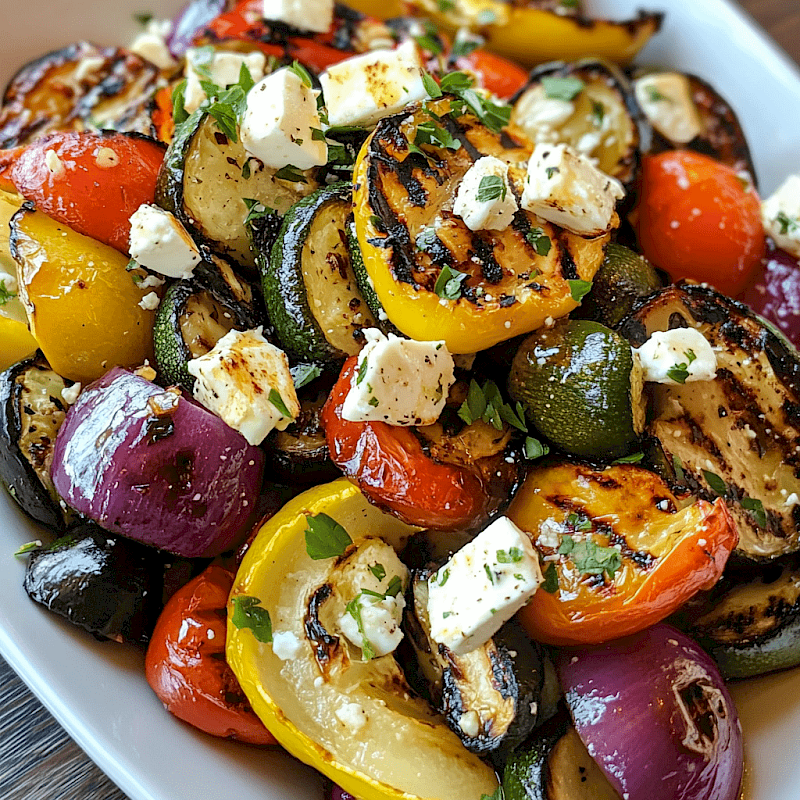 Galeriefoto: Gegrilltes Gemüse mit Feta