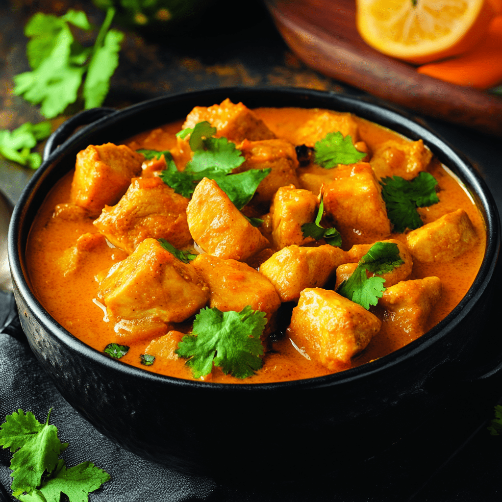 Low Carb Kürbis-Curry mit Hühnchen Rezept