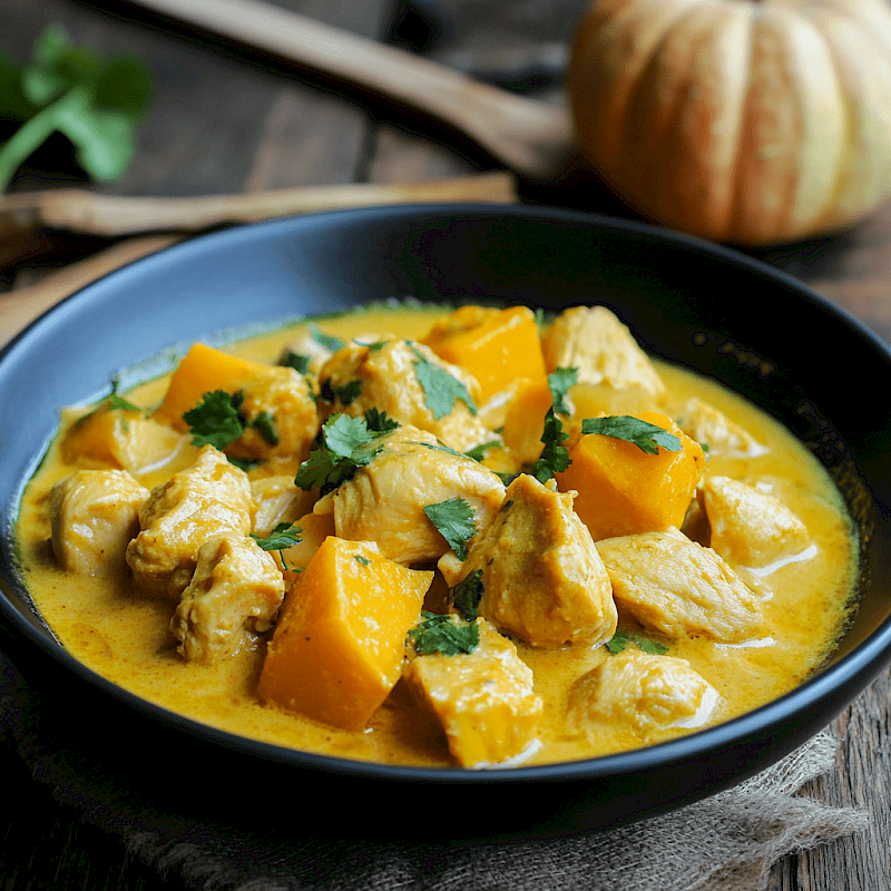 Galeriefoto: Kürbis-Curry mit Hühnchen